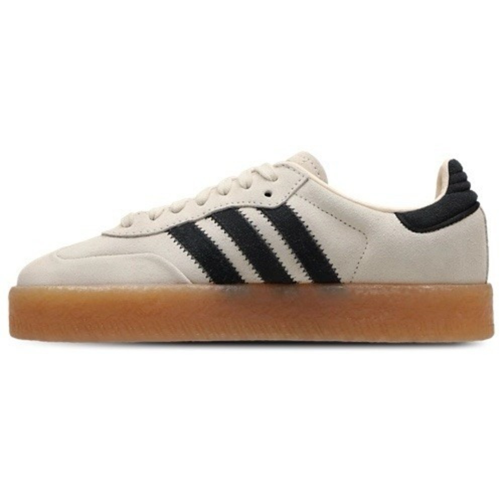 Adidas Sambae JR1437 Cream Wonder White Black/Gum Women's Size 9.5 US NEW - Picture 2 of 8